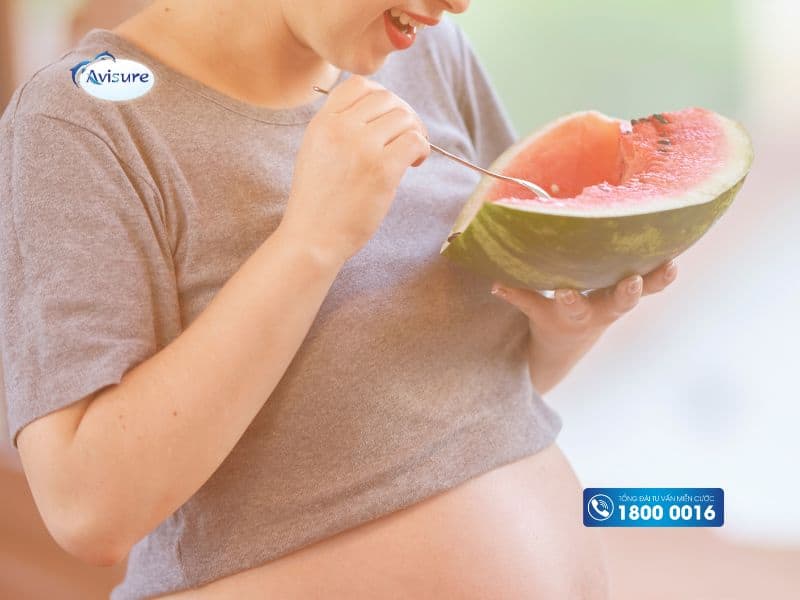 Bà bầu ăn dưa hấu có được không?